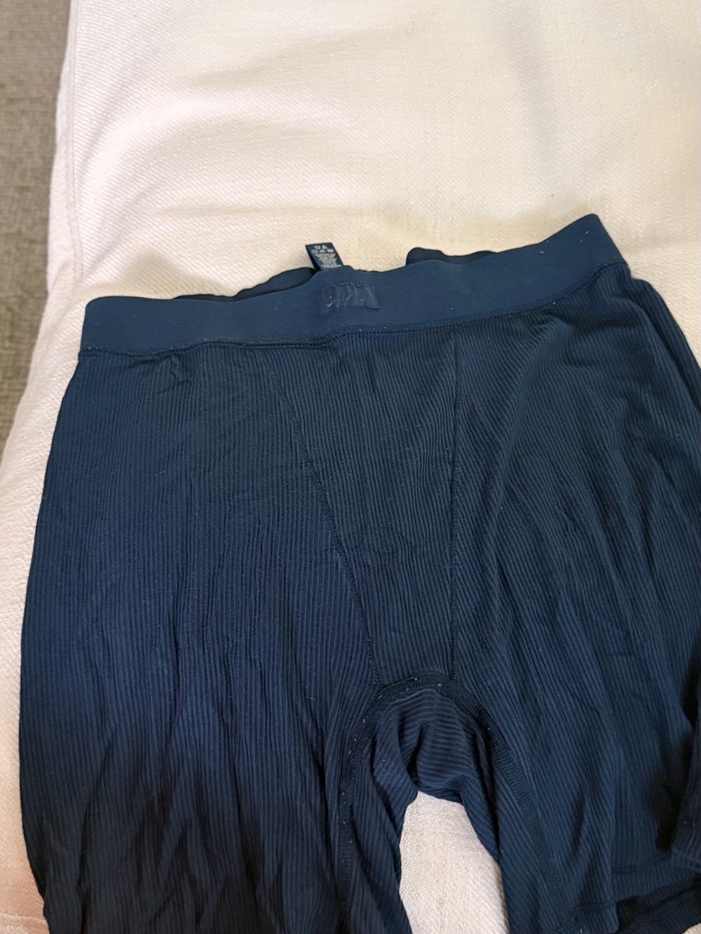 Skims Soft Lounge Navy Blue shorts